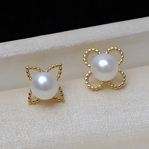 Pendientes de Plata S925 Hechos a Mano Wenchi con Perla de 5 Garras - Accesorios de Joyería DIY Modelo Semiterminado 16364 China - Product Image 2