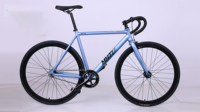 Vélo de course urbain à pignon fixe, vélo de course à vitesse unique, vélo de route à guidon tombant avec frein à pignon fixe