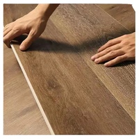 Plancher en vinyle SPC à clipsage PVC imperméable de 4 mm avec sous-couche IXPE de 1 mm pour usage intérieur, respectueux de l'environnement