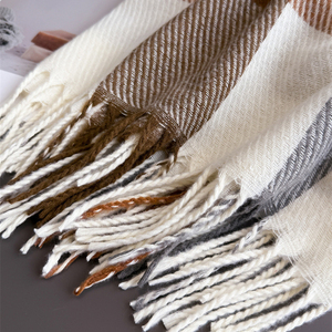 Elegant High End Lady Evening Wrap Soft Imitation Cashmere Shawl <strong>Wedding</strong> Guest Gift Scarf Luxury Plaid <strong>Pashmina</strong> for Women - Product Image 6
