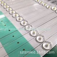 Lampu Strip LED 220V Tegangan Tinggi Bebas Perawatan Perekat Ra70 12000K Aluminium IP65 untuk Plafon TV 50000 Jam Garansi 2 Tahun