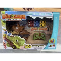 Jouets éducatifs, jeu de serpent classique, voiture dinosaure gourmande télécommandée 2,4 GHz avec 6 petites voitures magnétiques