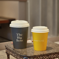 New Design Paper Coffee Cup Disposable Paper Cup with Lids