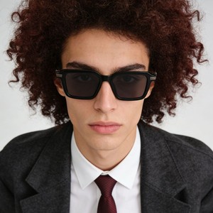 Nouvelles Lunettes de <span class=keywords><strong>Soleil</strong></span> Carrées Tendance 2026 Style Européen et Américain pour Hommes – Protection UV400, Monture Complète Rétro, Personnalisées et Idéales pour l'Extérieur - Product Image 2