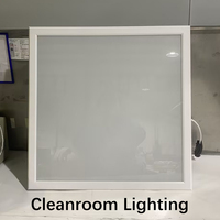 Éclairage LED pour salle blanche Lab Pharma, à ouverture supérieure, 2x2FT 2x4FT, faible éblouissement UGR22/19, 50 000 heures, luminaires encastrés IP65 SDCM