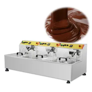 Automático chocolate têmpera derretendo e misturando máquina chocolate derreter equipamentos máquina