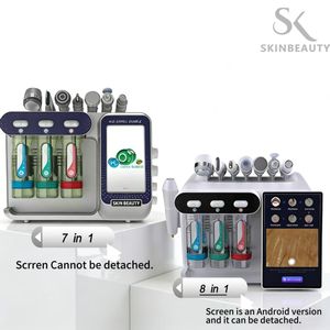 Многофункциональный аппарат для ухода за кожей 8 в 1: кислородная терапия, супер-пузырьковый пилинг CO2, дермабразия, аквапилинг, микродермабразия - Product Image 1