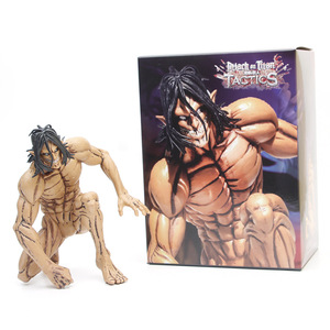 XRH version bon marché 15cm figurine de dessin animé mignon Pvc <span class=keywords><strong>attaque</strong></span> sur Titan Eren Jaeger figurine d'action - Product Image 5