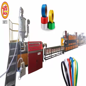 Máquina de producción de bandas de flejado para mascotas Línea de extrusión de correa de paquete de mascotas Planta de fabricación de correas de plástico para mascotas - Product Image 1