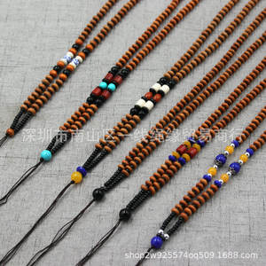 재고 천연 다크 브라운 라운드 6mm 99 비즈 미스바하 이슬람 쿠카 너트 Tasbih 나무기도 묵주 - Product Image 3