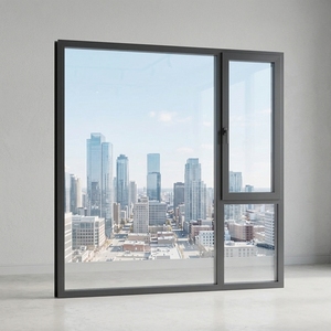 Aluminum Alloy Casement <strong>Window</strong> Sound Heat <strong>Insulation</strong> Triple Insulated Glass Magnetic Nylon Insect Screen Postmodern Design Home - Product Image 5
