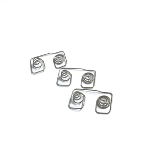 Özelleştirilmiş ağır Metal bobin sıkıştırma uzatma Mini yaprak bahar otomatik oyuncak yaylar pil yayı - Product Image 2