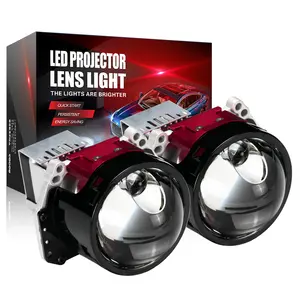 Phares de voiture Led haute luminosité 65W 5500K, phares LED 3 pouces Bi Led, projecteur Laser Lenstor fil, meilleure vente