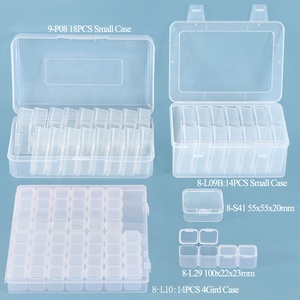 Sunshing nhựa sectioned Hộp Ngăn các bộ phận lưu trữ Hộp nhựa lưu trữ box với ngăn lưu trữ đồ trang sức container - Product Image 2