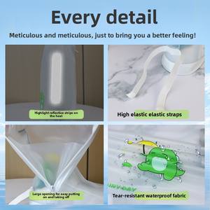 Botas <span class=keywords><strong>de</strong></span> Lluvia Impermeables con Parte Superior <span class=keywords><strong>de</strong></span> PVC Antideslizante y Reforzada, Resistentes al Desgaste, con Diseño <span class=keywords><strong>de</strong></span> Dinosaurio, <span class=keywords><strong>de</strong></span> Tubo Medio-Alto para Niños y Niñas <span class=keywords><strong>de</strong></span> Primaria - Product Image 4