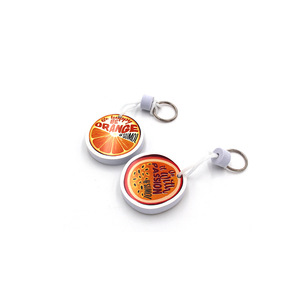 <span class=keywords><strong>Porte</strong></span>-clés <span class=keywords><strong>personnalisé</strong></span> en mousse 3D écologique, motif circulaire simple, doux, noir, en EVA flottant, changeant de couleur - Product Image 2