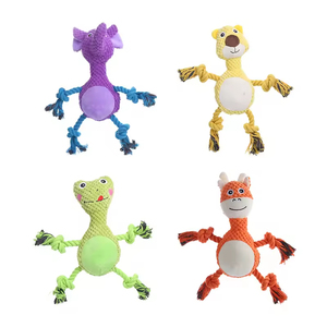 High Quality Plush Bite-Resistant <b>Pet</b> <b>Interactive</b> <b>Toy</b> New Design Squeaky Dog <b>Toy</b> in Animal Shape Chew Chew Fun <b>for</b> Dogs - Product Image 1