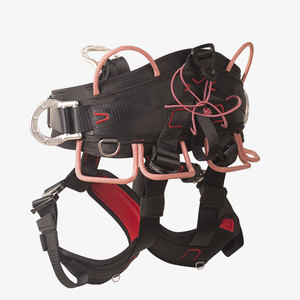 Protection contre les chutes Sécurité Arbre Escalade Arboriste Corde Accès Sit Harnais Polyester/Aluminium/Acier Capacité 150kg Longueur Réglable - Product Image 2