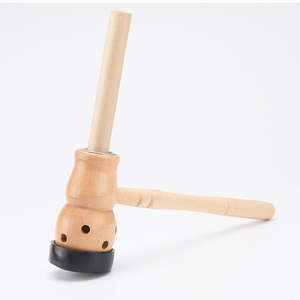 木制のモキシバスションツールハンドルひょうたんモクサロールバーナー暖かいボディマッサージ燃焼中国のハーブ医学浸透メリディアン - Product Image 4