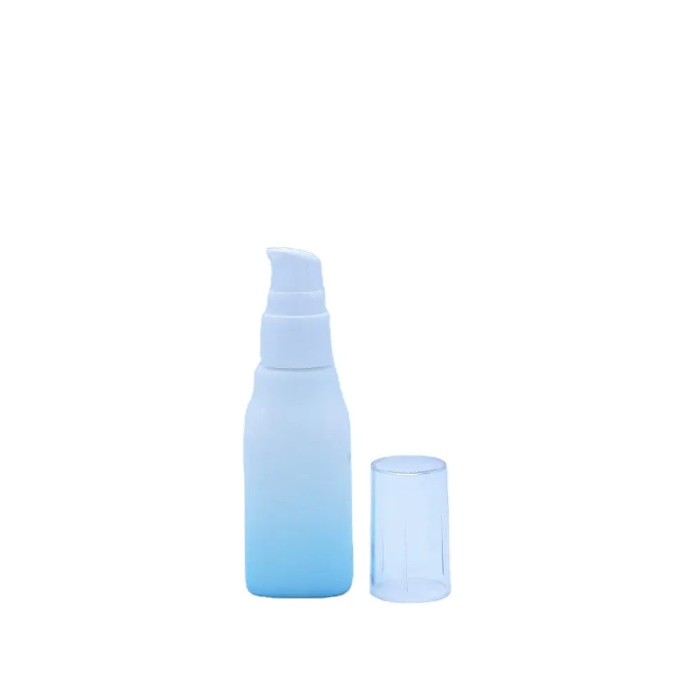40 мл травяная серия керамическая белая стеклянная бутылка с насосом