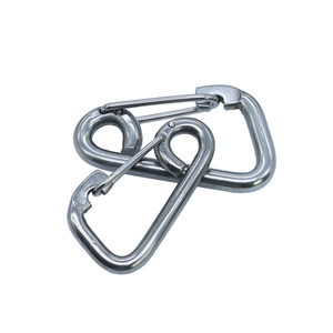 Nhiệm vụ nặng nề 304 cấp dây thép không gỉ cổng Carabiner mùa xuân Snap móc - Product Image 5