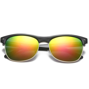 Gafas de Sol Cuadradas Retro Vintage 2024 para Mujer, Montura Negra de PC, Lentes Espejo Verdes, Modelo CHENGYE 4175, 97% de Protección UV - Product Image 4