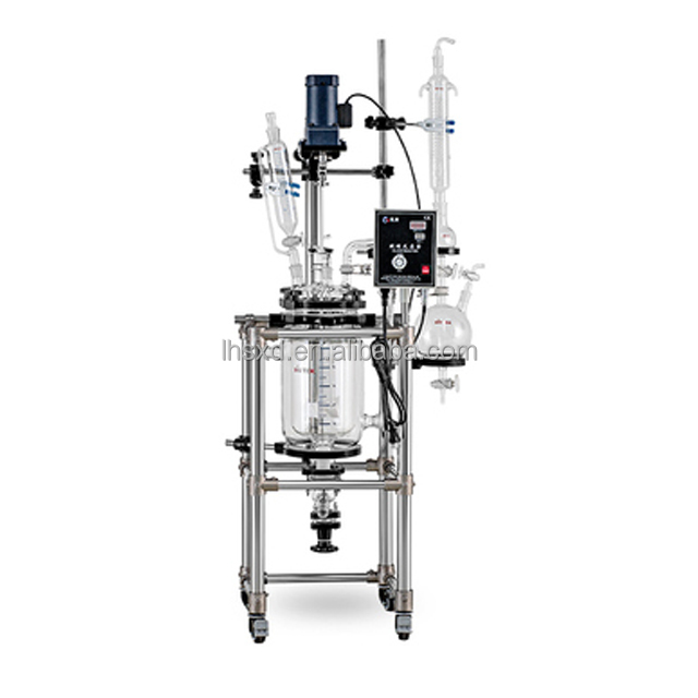 Конкурентоспособная цена, горячая распродажа, химические реакторы с двойным стеклом/резервуар реактора/стеклянный реактор