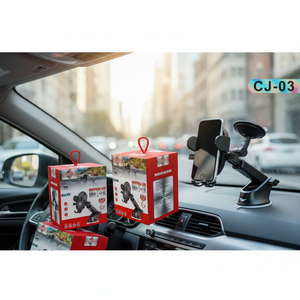 Il supporto per montaggio auto in plastica e metallo stabile universale per cruscotto o parabrezza include presa d'aria e combinazione di porta telefono - Product Image 2