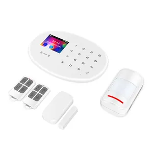 图雅Wifi & 4g无线家庭安全报警系统智能双网遥控防盗家庭安全报警系统