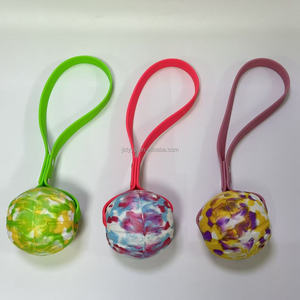 Umweltfreundliches Interaktives Hundezubehör für Draußen Moderner PVC-Leder-Leine mit Haustierfreundlichem EVA-Elastikball-Griff - Product Image 3