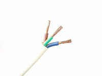 Cable eléctrico RVV, cubierta de PVC, cable de cobre recocido, tamaño de cable eléctrico aislado