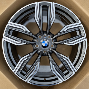 Вогнутые хромированные диски для легковых автомобилей 5*112 5*120 из алюминиевого сплава, 18 19 20 дюймов - Product Image 1