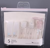 Sac cosmétique en PVC transparent en EVA, pliable, avec fermeture éclair circulaire, pour maquillage, vêtements et chaussures, personnalisable avec logo, vente en gros