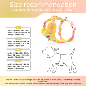 Conjunto de arnés de neopreno ajustable para mascotas, arnés de perro personalizado de lujo con decoración de encaje, arnés de perro Reversible acolchado - Product Image 4