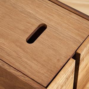 Boîte de gestion des câbles en bois d'acacia, cache-câbles et organisateur en bois pour multiprises et câbles de télévision - Product Image 5