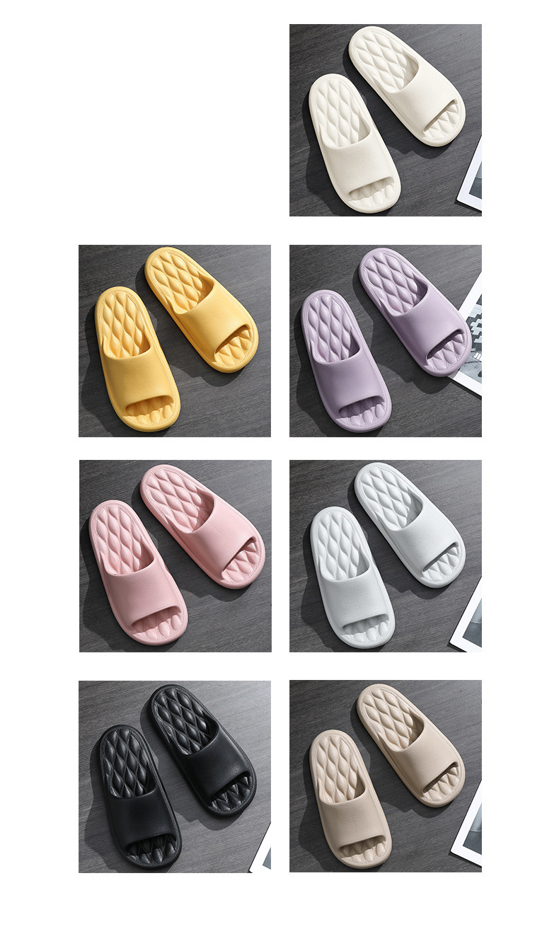 Custom Rubber PVC EVA Slippers Women Bathroom Sandals Men Non-slip Slides