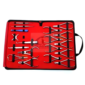 Ensemble d'instruments dentaires orthodontiques de base, 19 pièces, kit d'outils composites, qualité allemande supérieure, acier inoxydable, OEM CE ISO13485 - Product Image 5