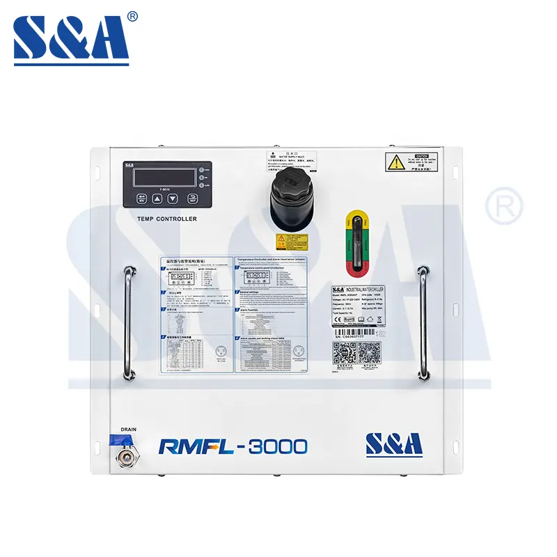 RMFL-3000 2HP Pendingin Udara Sirkulasi Portable Rack Mount Kecil Air Cooled Chiller Industri