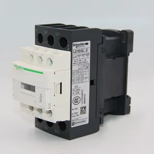 Venta caliente genuino AC contactor 220V 25a lc1d09 lc1d32 LC1D38 B7C F7C M7C Q7C voltaje de bobina 24V 110V 220V para Schneider