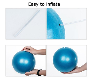 Terapia fisica 9 pollici Logo personalizzato Soft Mini Yoga Core palla piccola palla di esercizio tra le ginocchia - Product Image 4