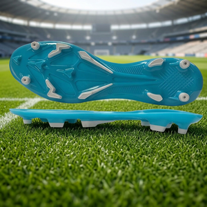 HT-9K0576 Suela de TPU con tacos largos para fútbol, suela duradera para zapatos de fútbol, para césped artificial, piezas de repuesto para zapatos de fútbol - Product Image 2