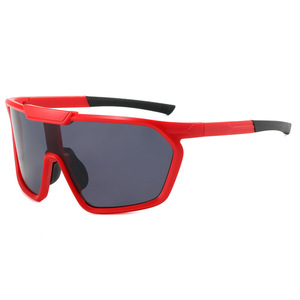 Xsy <b>Large</b> <b>Frame</b> Outdoor Sports Sunglasses White Polarized UV400 Windproof Cycling Driving Sun Protection - Product Image 5