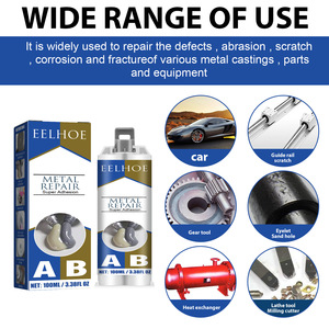 Pâte de réparation métallique 2-en-1 industrielle, colle AB pour moulage, scellant résistant à la chaleur, agent de réparation de défauts par <span class=keywords><strong>soudure</strong></span> à <span class=keywords><strong>froid</strong></span>, colle puissante - Product Image 3