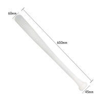 Gobelet souvenir en plastique recyclable de 24 oz en forme de batte de baseball pour stade