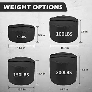 <b>Free</b> sample Classic Sandbag Heavy Duty Workout Sandbag for Fitness with 8 Gripping Handles for Sand Bag <b>Weight</b> Training - Product Image 4