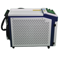 Machine de nettoyage et de soudage au laser à fibre portable, mini, 4-en-1, nouvelle génération, haute productivité, pour l'élimination de la rouille sur l'acier inoxydable et l'aluminium