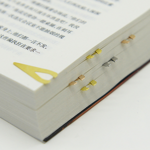 Hot Sale High Quality Metal Book Page Bookmark Metal Bookmark with Mini Heart Hollow Bookmark for Learning Supplies