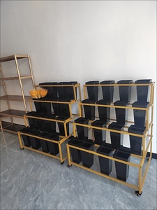 Chariot à 3 Étagères en Fer Robuste Personnalisable Kainice, Étagère Métallique Multi-Niveaux, Support à <span class=keywords><strong>Fleurs</strong></span> en Fer Forgé <span class=keywords><strong>pour</strong></span> Fleuriste, Événement - Product Image 6