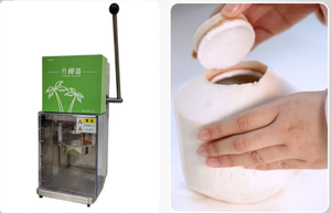 Fresh Green Coconut Opener & <b>Capping</b> <b>Machine</b> with Motor High Capacity 350 Pieces/Hour 220V/110V - Product Image 3