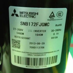 Compresor de Refrigeración Inverter Mitsubishi Electric SNB172FJMC 27-200V 5400W para Aire Acondicionado y Almacenamiento en Frío - Product Image 2